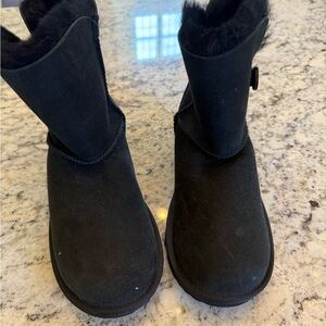 UGG Black Rubber Sole Boots